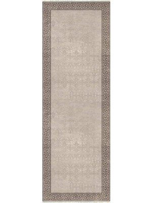 Napoli Home Dijital Baskılı Kaymaz Taban Yıkanabilir Modern Desenli Koridor Halısı Yolluk NHU-HY-1246