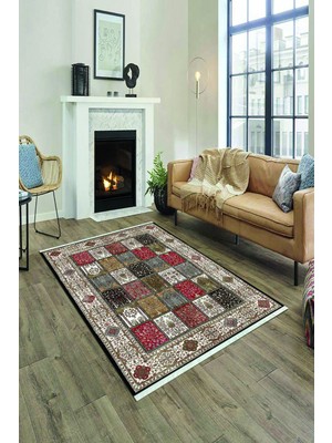 Napoli Home Dijital Baskılı Kaymaz Taban Yıkanabilir Salon Halısı Mutfak Halısı ve Yolluk NH-HY-804