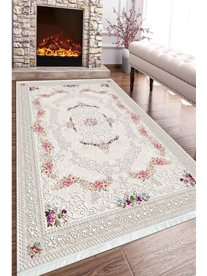 Napoli Home Dijital Baskılı Kaymaz Taban Yıkanabilir Modern Salon Halısı Mutfak Halısı ve Yolluk NH-HT-1478