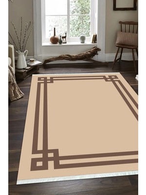 Napoli Home Dijital Baskılı Kaymaz Taban Yıkanabilir Modern Salon Halısı Mutfak Halısı ve Yolluk NH-SD-550