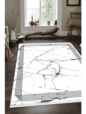 Napoli Home Dijital Baskılı Kaymaz Taban Yıkanabilir Modern Salon Halısı Mutfak Halısı ve Yolluk NH-SD-1089