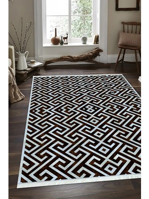 Napoli Home Dijital Baskılı Kaymaz Taban Yıkanabilir Modern Salon Halısı Mutfak Halısı ve Yolluk NH-SD-856