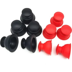 Vantuz Silikon Masaj Kupası, Kuru Kupa 4'Lü Set