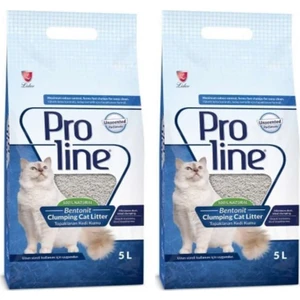 Pro Line Proline Topak Ince Parfümsüz Bentonit Kedi Kumu 5lt 2 Adet
