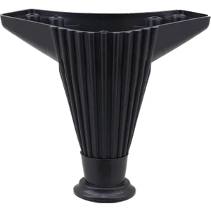 Mobilya Kanepe Koltuk Ünite Puf Ayağı 12 cm Siyah Baza Ayak