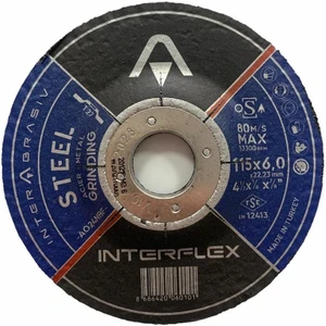 Metal Taşlama Taş Disk 115X6 Bombeli
