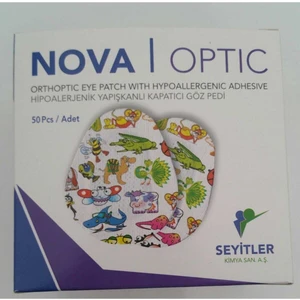 Optik Göz Kapama Bandı Göz Pedi 5.6x6.9cm Çocuk 50 Adet