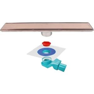 Line 6 Bronz Plain 50CM Izgaralı Duş Kanalı 1156-1035000-51