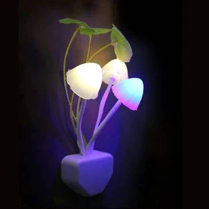 Çiçekli Dekoratif Rgb Sensörlü Gece Lambası