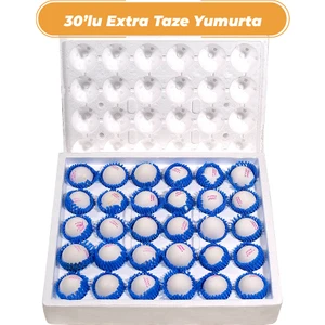 Taze Tavuk Yumurtası 30'lu