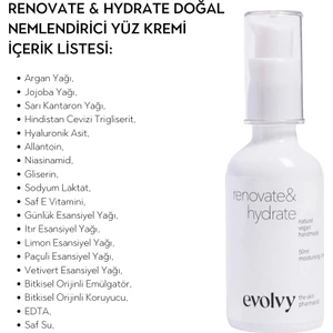 Cosmo Lab Evolvy Renovate & Hydrate Nemlendirici Yüz Kremi