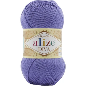 5 Adet Diva Merserize Ince Ip Yazlık Bikini Bustiyer Bluz Örgü Ipi 851 Menekşe