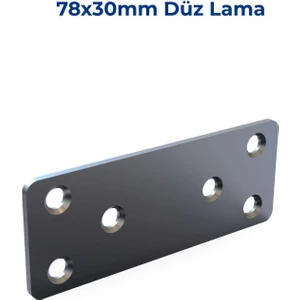 Mesan Düz Sac 2mm 30X78MM Çinko