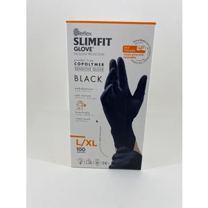 Flex Slımfıt Glova Black 100 Lü