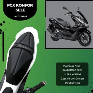 Honda Pcx Özel Kalıp Visco Süngerli Ultra Konforlu Konfor Sele