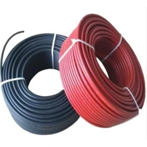 6mm2 Solar Kablo (20 mt Set) 10m Kırmızı 10m Siyah