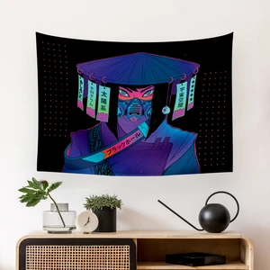 Uzak Doğu Geisha Duvar Örtüsü Halısı 140 x 100 Cm-70 x 100 cm