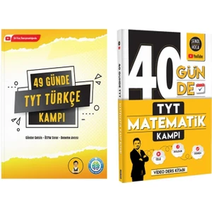Gri Koç 49 Günde TYT Türkçe ve Şenol Hoca 40 Günde Matematik Kamp Seti 2 Kitap