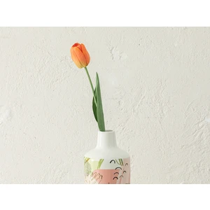 English Home Tulip Garden Tek Dal Yapay Çiçek 45 cm Turuncu