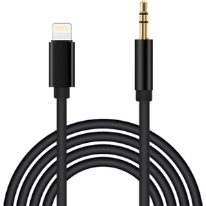 iPhone Uyumlu iPad Lightning To 3.5 mm Aux Çevirici Kablo 1 Metre Siyah - AL2959