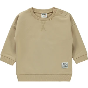 Civil Baby Erkek Bebek Sweatshirt 6-18 Ay Sütlü Kahve
