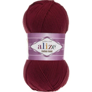 Yazlık Pamuk Ip Cotton Gold Amugurimi Örgü Ipi 390 Vişne Çürüğü