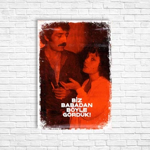 Trend Poster Müslüm Gürses Retro Ahşap Poster
