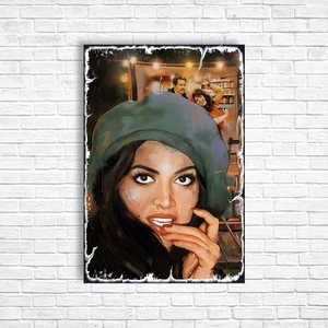 Trend Poster Türkan Şoray Yeşilçam Retro Ahşap Poster