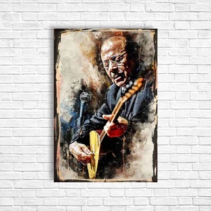 Trend Poster Neşet Ertaş Retro Ahşap Poster