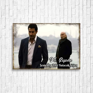 Trend Poster Ezel Retro Ahşap Poster