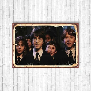 Trend Poster Harry Potter Retro Ahşap Poster