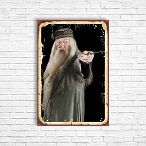 Trend Poster Harry Potter Retro Ahşap Poster