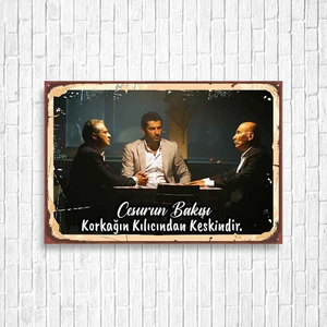 Trend Poster Ezel Retro Ahşap Poster