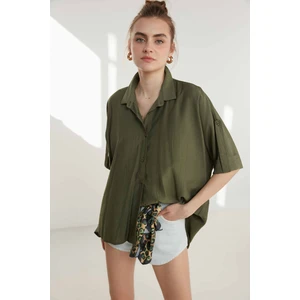 Krinkıl Kısa Kol Gömlek