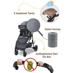 Baby Care BC-340 Bora Cross Travel Puset Gri ( D )