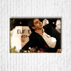 Trend Poster Kurtlar Vadisi Retro Ahşap Poster