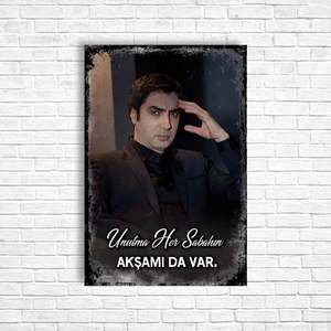 Trend Poster Kurtlar Vadisi Retro Ahşap Poster