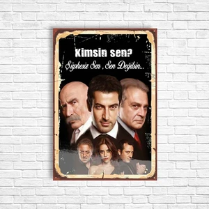 Trend Poster Ezel Retro Ahşap Poster