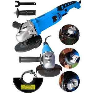 Alman 3000 Watt Devir Ayarlı Sjs Çift Metal Dişli Şanzuman Demir Metal Kesme Taşlama Makinesi 125MM