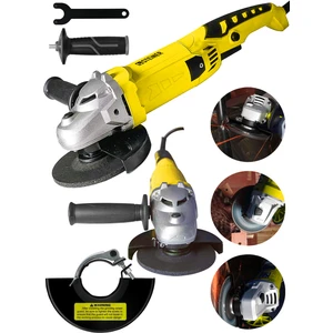 Alman 3000 Watt Devir Ayarli Sjs Çift Metal Dişli Şanzuman Demir Metal Kesme Taşlama Makinesi 125MM