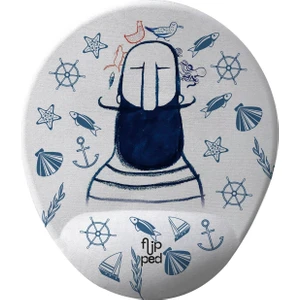 Balık Adam Bilek Destekli Mousepad