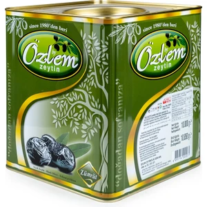 By Özlem Zeytin Zümrüt 10 kg Teneke Siyah Zeytin  (351-380 klb)