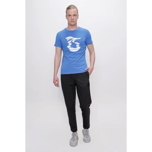 Tshirt Bisiklet Yaka Önü Nakışlı