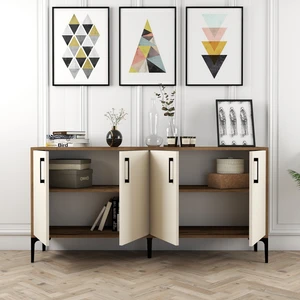 Variant Mobilya Variant Kiev 160CM Konsol - Ceviz / Krem