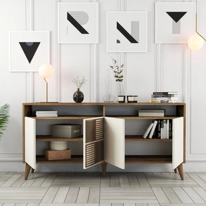 Variant Mobilya Variant Milan 160CM Konsol - Ceviz / Krem
