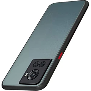 Oneplus 10R London Serisi Darbeye Dayanıklı Kılıf - Buzlu Siyah