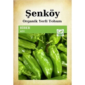 Yerli Köy Kapya Biber Tohumu Doğal Ata Salçalık Kapya Biber Tohumu Pakette 10 gr 1500 Ad.