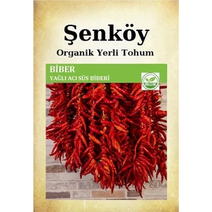 Yerli Yağlı Acı Süs Biber Tohumu Doğal Organik Pul Biberlik Biber Tohumu Pakette 5gr 750 Adet