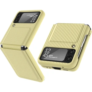 Samsung Galaxy Z Flip3 5g Sarı Için Bagaj Menteşeli Pc + Tpu Kasası Kılıf ( Yurt Dışından)