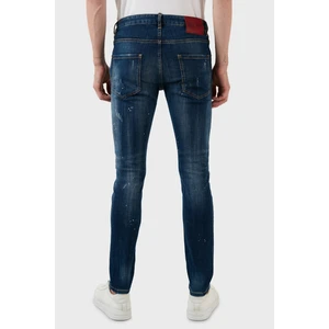 Yüksek Bel Slim Fit Dar Paça Pamuklu Jeans Erkek Kot Pantolon 629DSK001